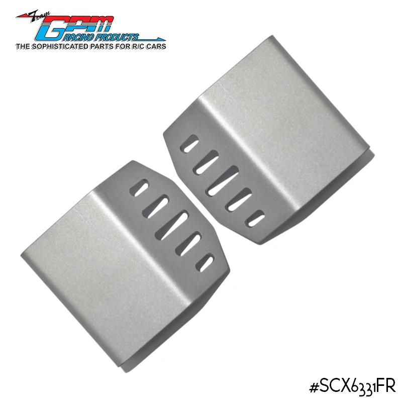 

Axial 1/6 Scx6 Jeep Jlu Wrang Ler 4wd-axi05000t1scx6 Stainless Steel Front And Rear Gearbox Axle Universal Armor