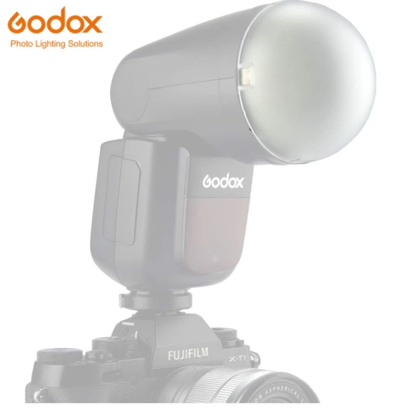 

Godox AK-R11 Dome Diffuser, Compatible for Godox H200R Round Flash Head, Godox V1 Flash Series, V1-S, V1-N, V1-C, AD200 Pro,