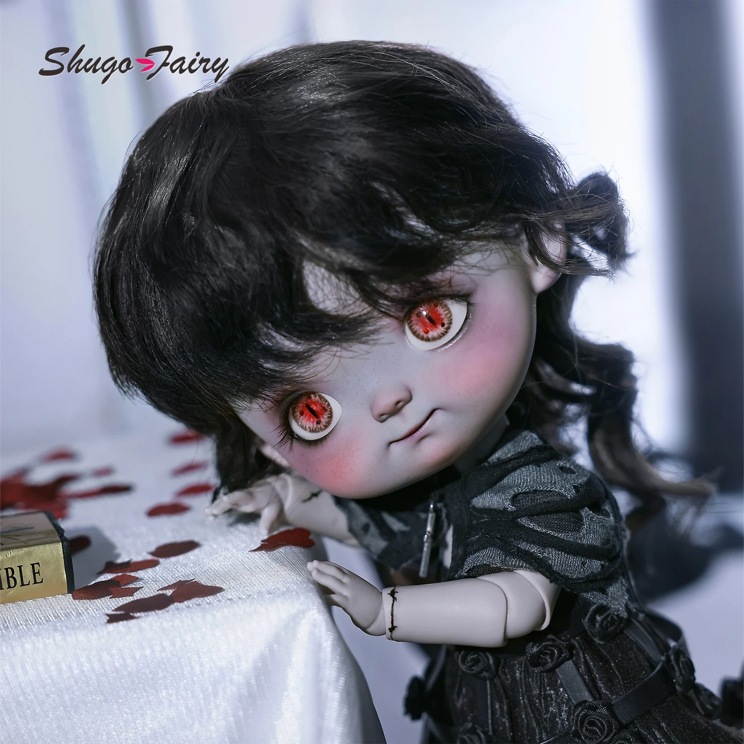 ShugaFairy Meng 1/6 Bjd куклы Sacrificial Maiden Большая голова Ужас Ночь Готическая Дева