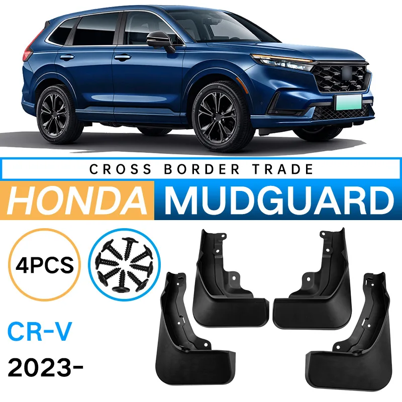 

MIHAYO Car Mud Flaps Fender For Honda CRV CR-V 2023 Mudguard Splash Guards Fender Mudflaps Car Accessories 4pcs ABS