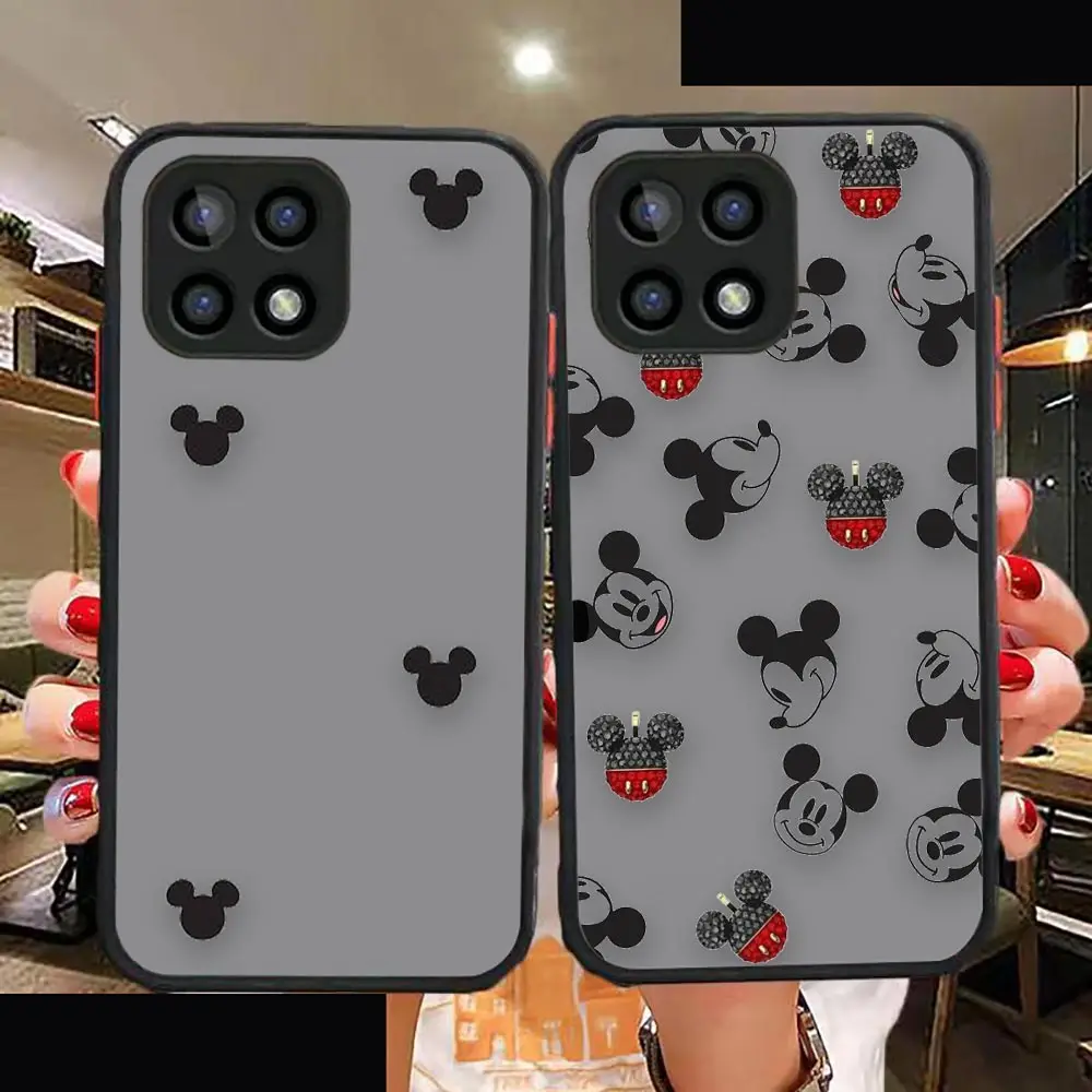 Matte Case Funda Coque For OPPO A94 93 92 92S 91 83 74 73 72 71 59 16 16K 15 7 5 4G 5G 2020 2022 Case Cute Mickey Mouse Head​