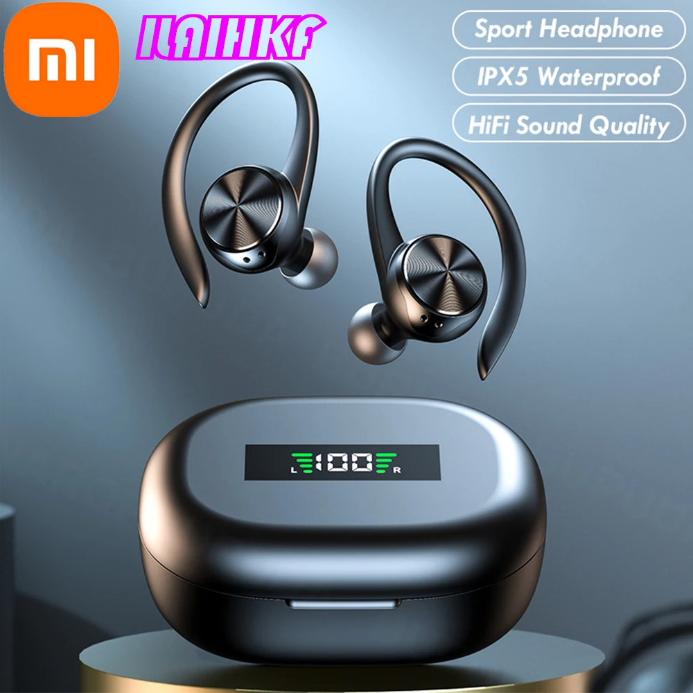 Беспроводные наушники Xiaomi Bluetooth IPX5 Водонепроницаемые спортивные наушники-крючки