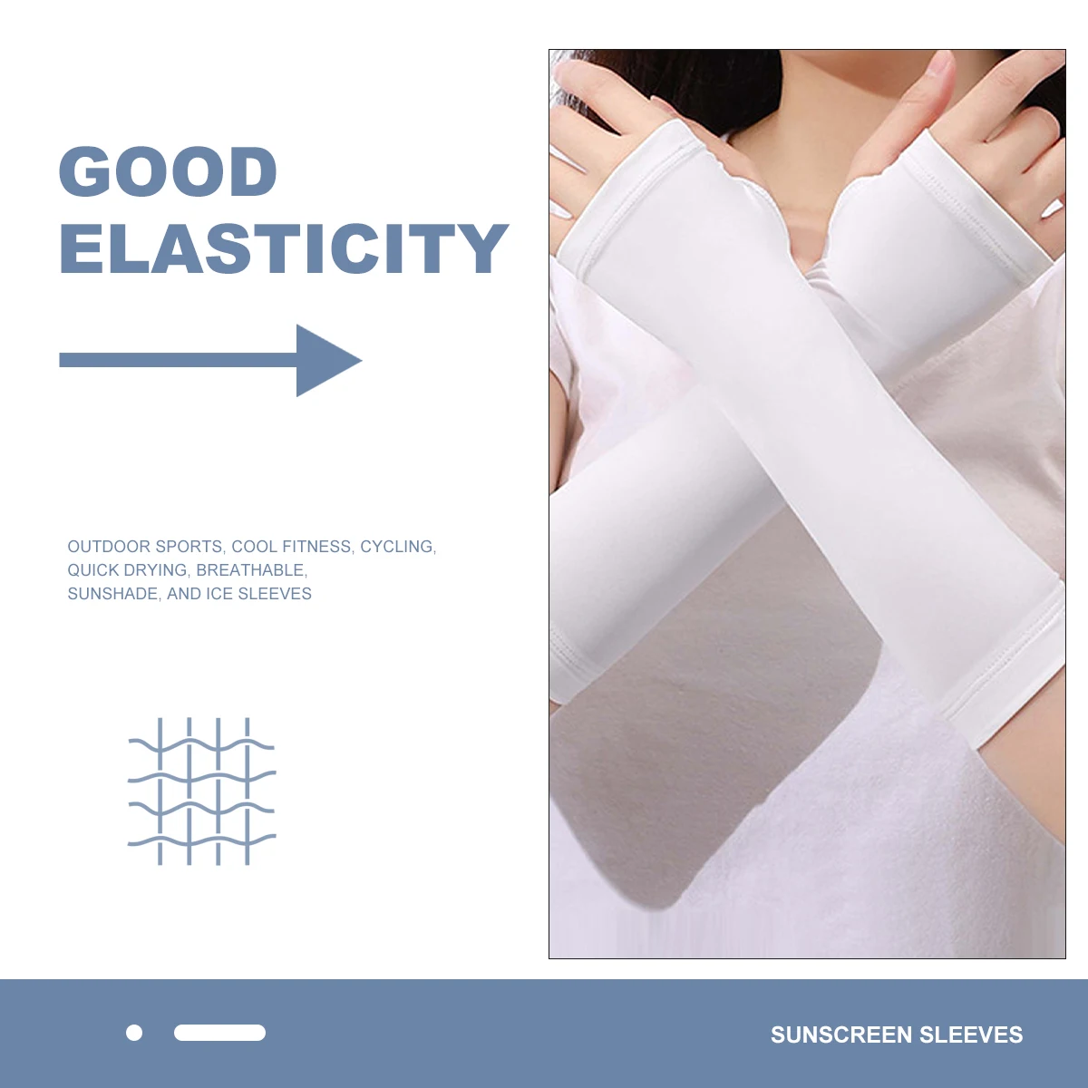 Короткие Однотонные Солнцезащитные Средства От Комаров Дышащие Шелковые Рукава