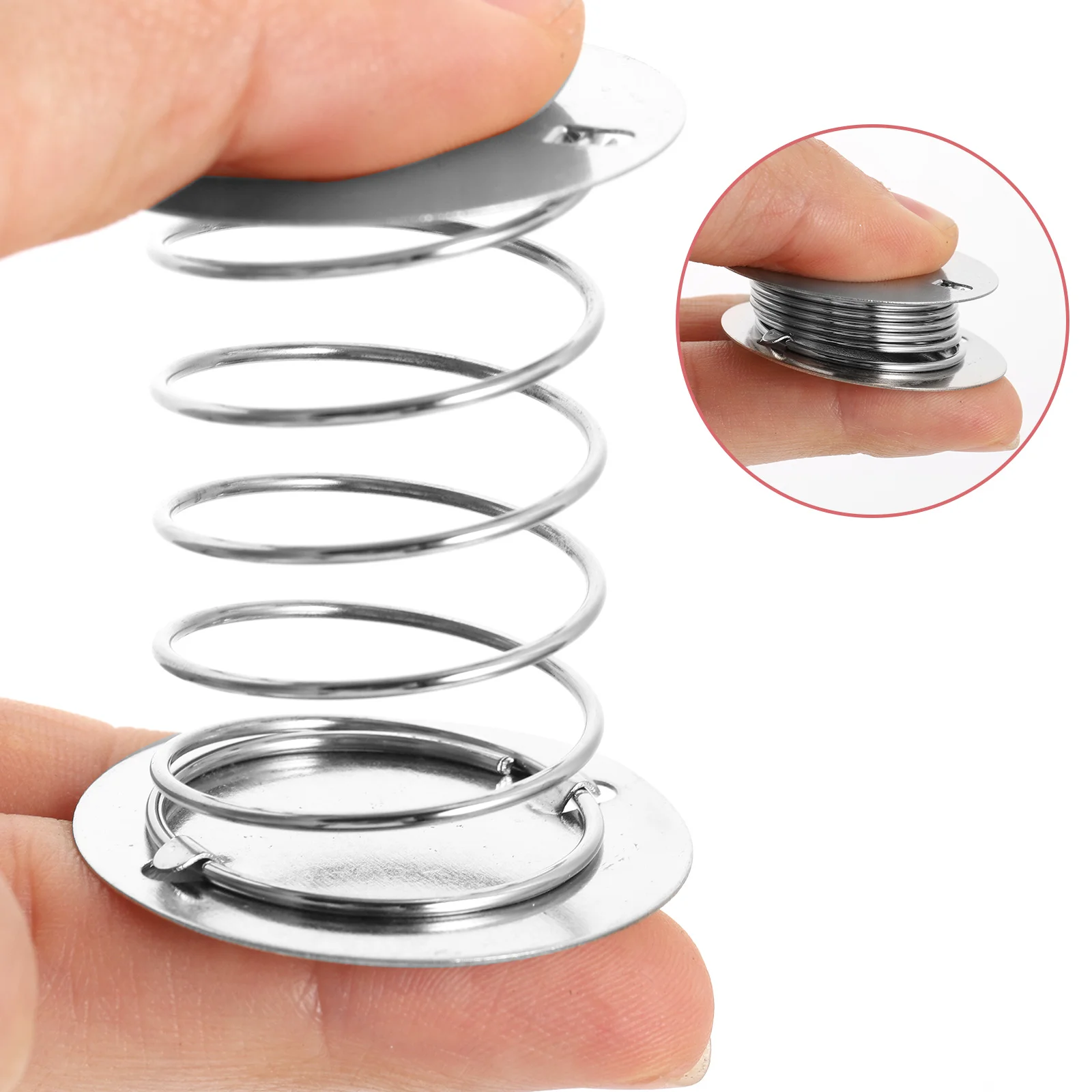 

10Pcs Car Dashboard Spring Toy Spring Replacement Base Swing Head Spring Spring Base