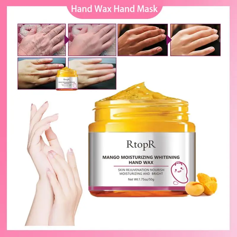 

RtopR маска для рук с манго воск для рук отбеливающий увлажняющий Восстанавливающий Отшелушивающий мозолей съемный антивозрастной крем для к...