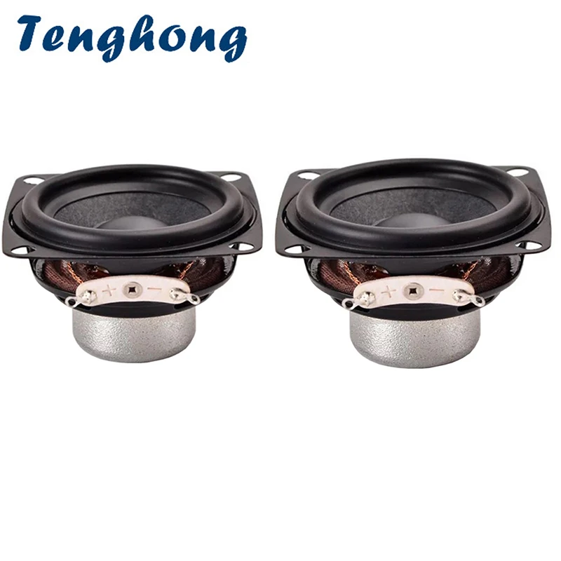 

Tenghong 2pcs 4 Ohm 10W 52MM 2 Inch Portable Audio Full Range Speakers 18 Core Bluetooth Music Home Theater Sound Loudspeaker