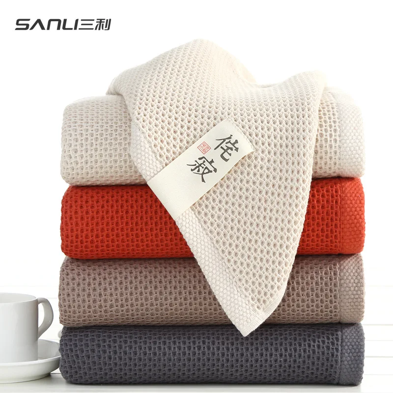 Вафельное хлопчатобумажное полотенце высококачественное одеяло для отеля