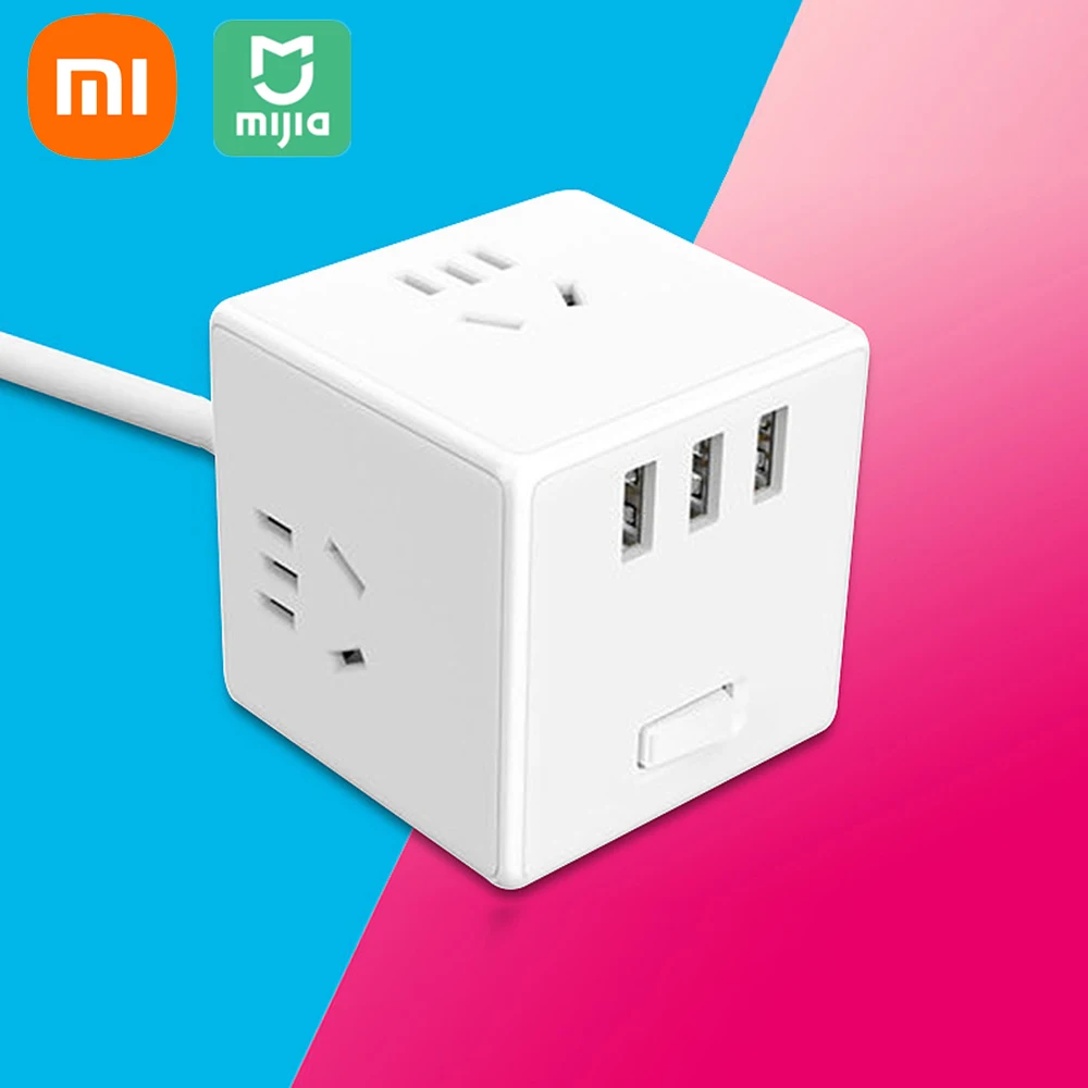 

Usb-переходник Xiaomi Mijia, многофункциональный кубический преобразователь с зарядным устройством