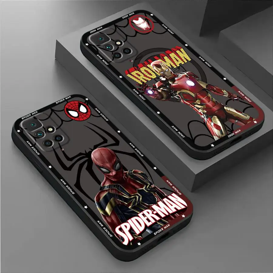 Marvel Deadpool Venom Phone Case for Redmi Note 11S 9S 8T 10S 12S 11 Pro 10 12 9 8 7 13 9T Luxury Coque TPU Soft