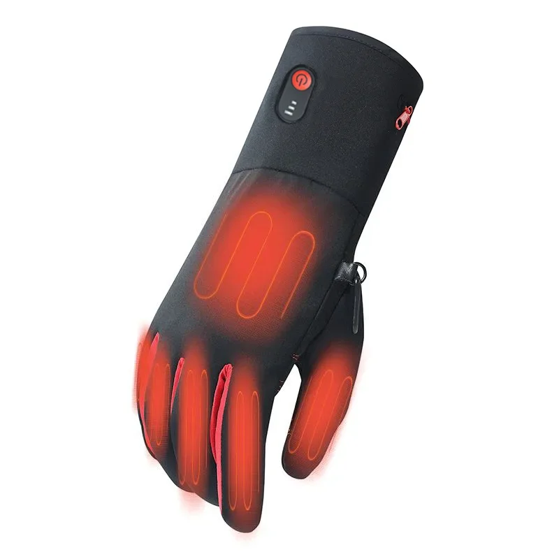 

Heated Motorcycle Gloves Winter Warm Motorcycle Moto Heated Gloves Waterproof Rechargeable Heating Thermal Gloves For Snowmobile