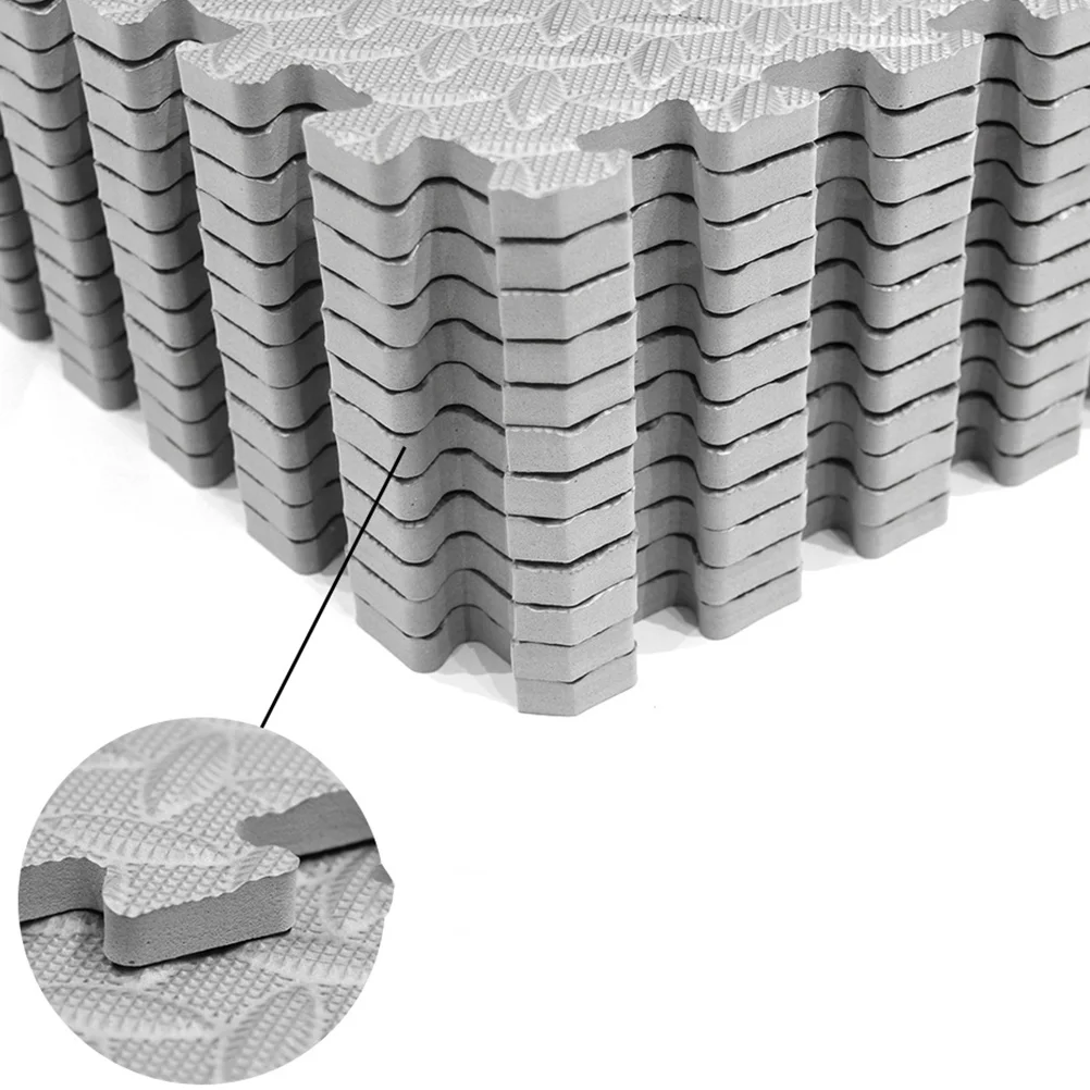 Коврик для пола с листным зерном игровой коврик блокирующая пенопластовая