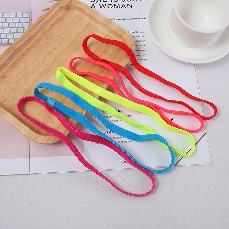

Women Stretch Sports Yoga Hairband Headband for Men Sport Running Fitness Headbands Elastic Anti-slip Sweatband Gym Headbands