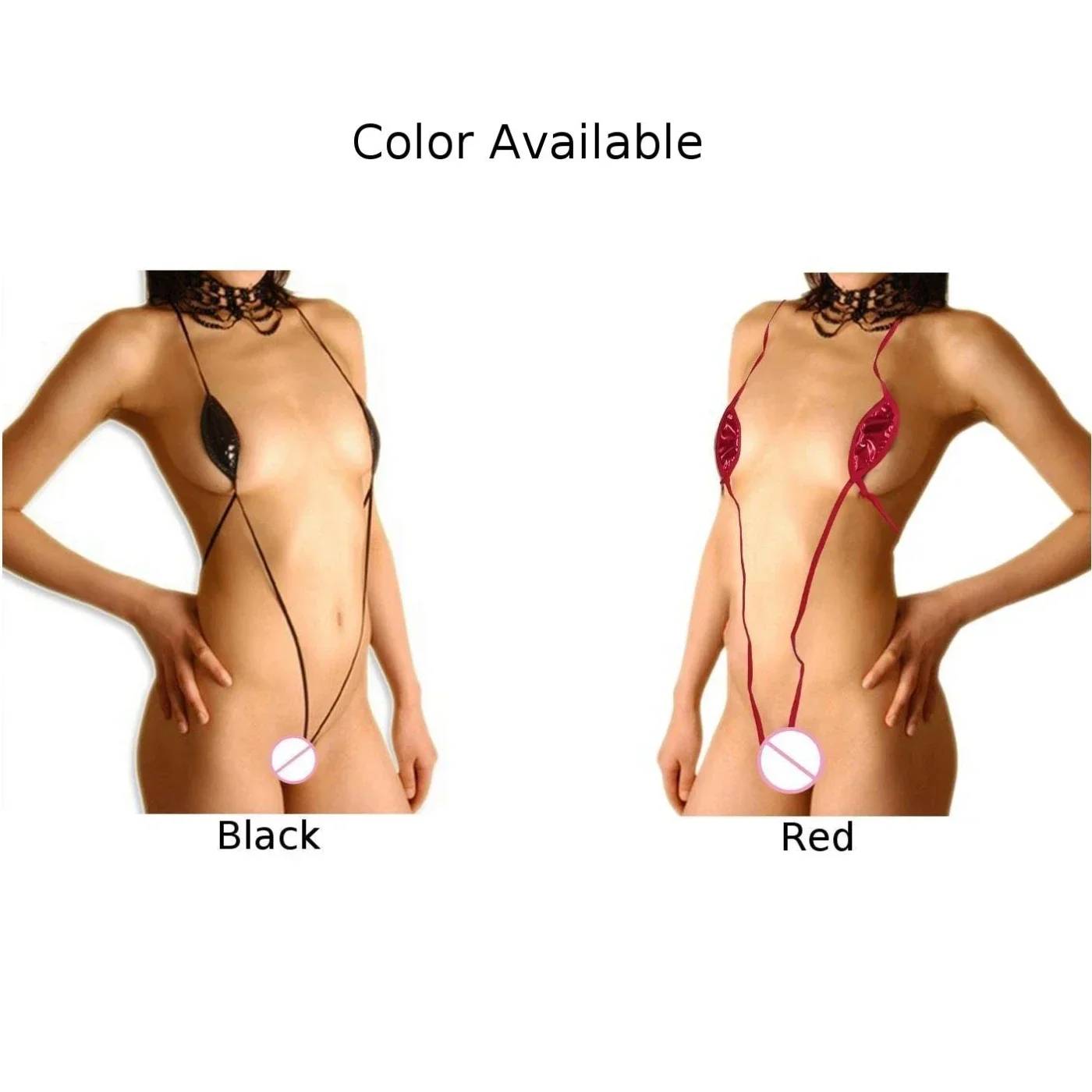 Женское сексуальное нижнее белье из ПУ лакированной кожи