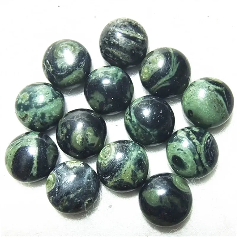 12 шт. круглые кабошоны Kambaba Jasper 14 мм