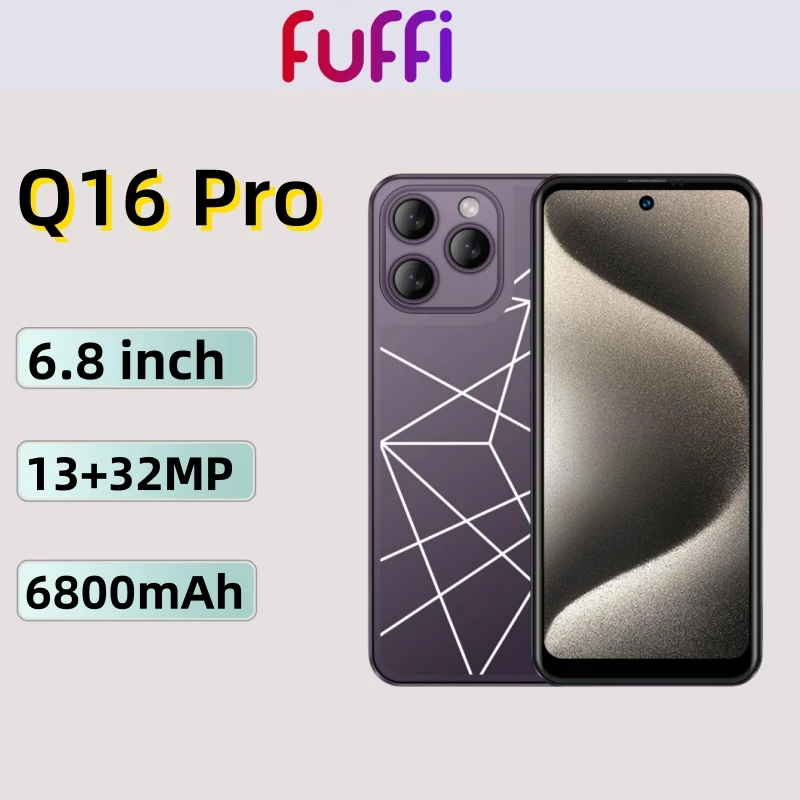 Смартфон FUFFI Q16Pro телефон с экраном 128 дюйма ОЗУ 8 Гб ПЗУ 256/6 ГБ Android 10 0 камера 13 + 32 МП