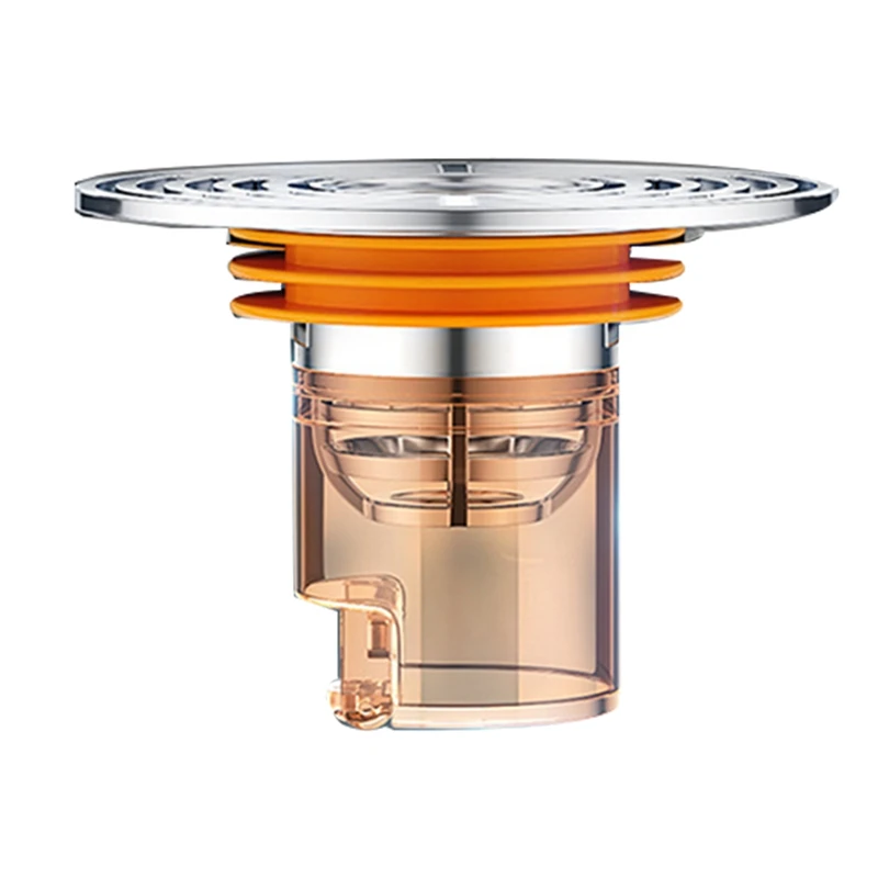 Самозакрывающийся сливной сердечник для пола с защитой от запаха и насекомых