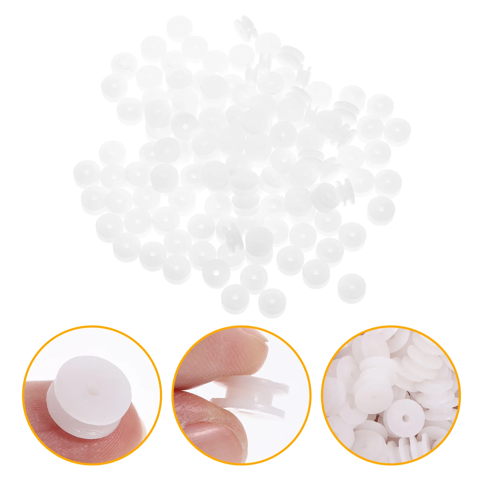 100 шт. шкив игрушки-роботы двигатель модель DIY колесо с отверстием 2 мм пластиковый