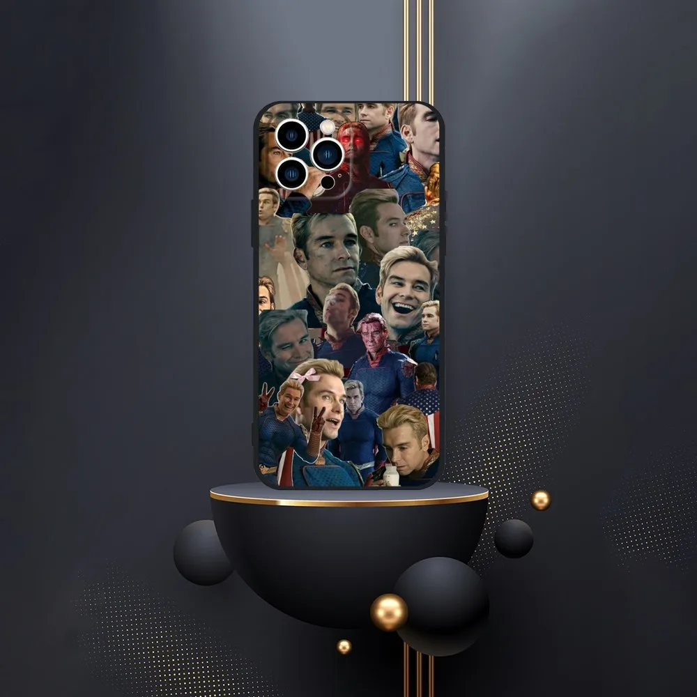 Чехол для телефона H-HomelanderS iPhone 16 15 14 13 12 Pro Max 11 7 8 Plus XR XS противоударный силиконовый