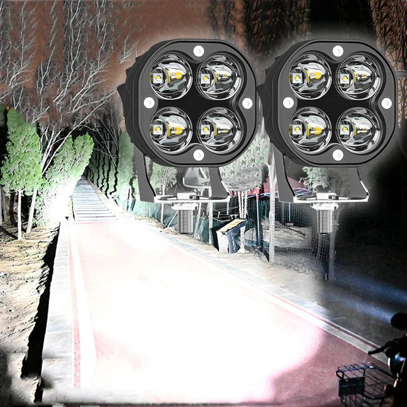 

Running Lights for Cars Motorcycle Led Fog Bar Fog Lights Headlights Spotlight DRL Pod Lamps for Auto Niva Lada 4x4 Off Road ATV