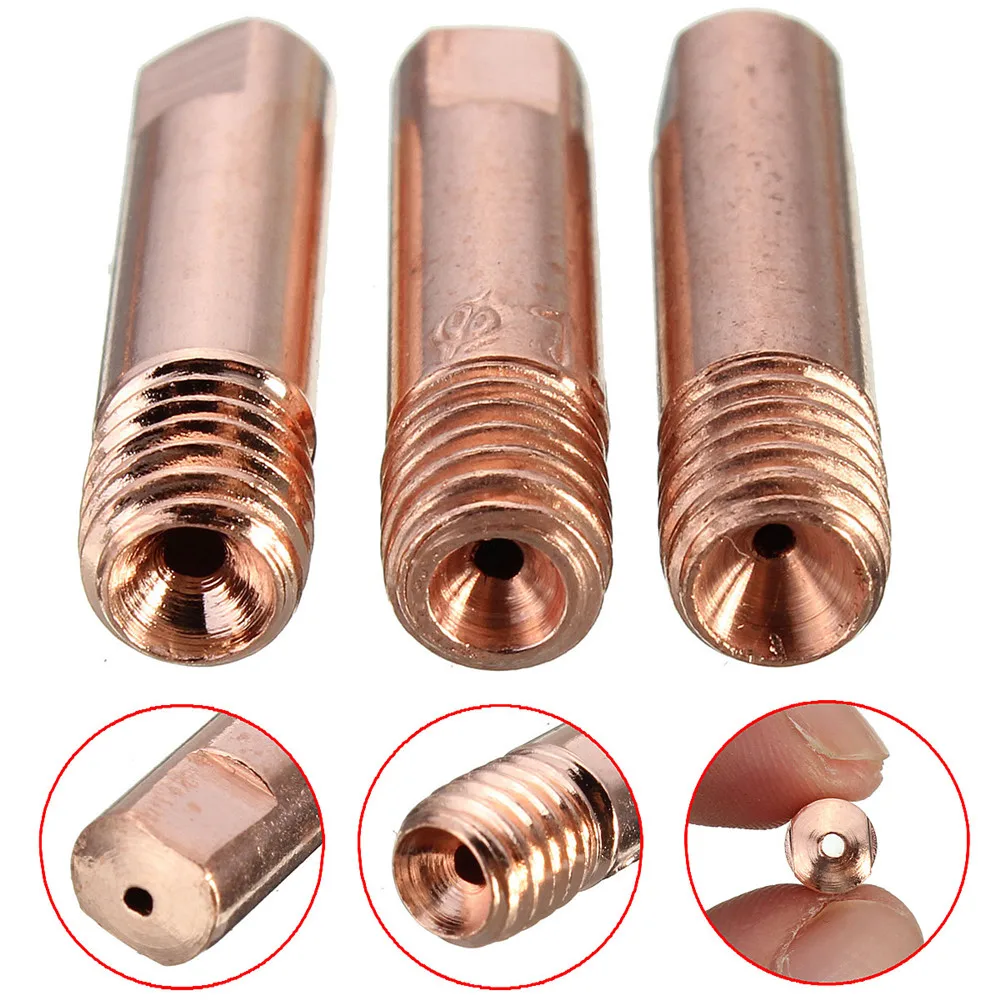 14Pcs/Lot MB-15AK Welding Torch Consumables 0.6/0.8/0.9/1.0/1.2mm Contact Tips Gas Ceramic Nozzle For 15AK MIG MAG | Инструменты