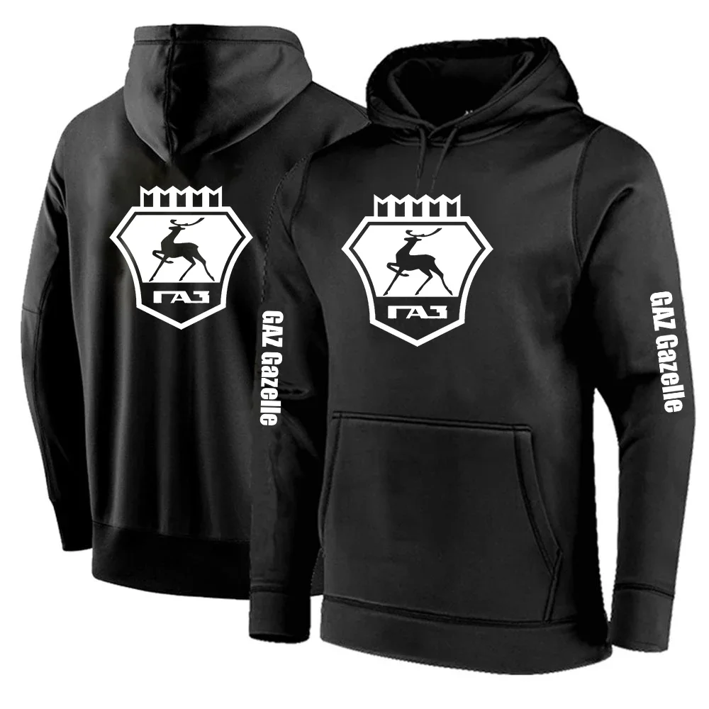 

Мужская весенне-осенняя Повседневная Классическая Толстовка газ Газель однотонный пуловер с принтом Толстовка свободная теплая спортивная одежда