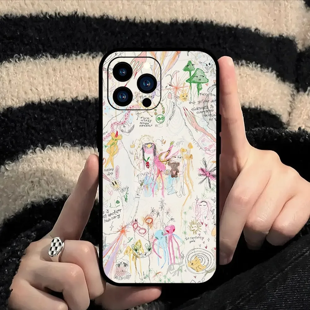 Чехол для телефона Singer Beabadoobee iPhone Mini 11 12 13 14 15 Pro XS Max X Plus SE XR черный мягкий корпус
