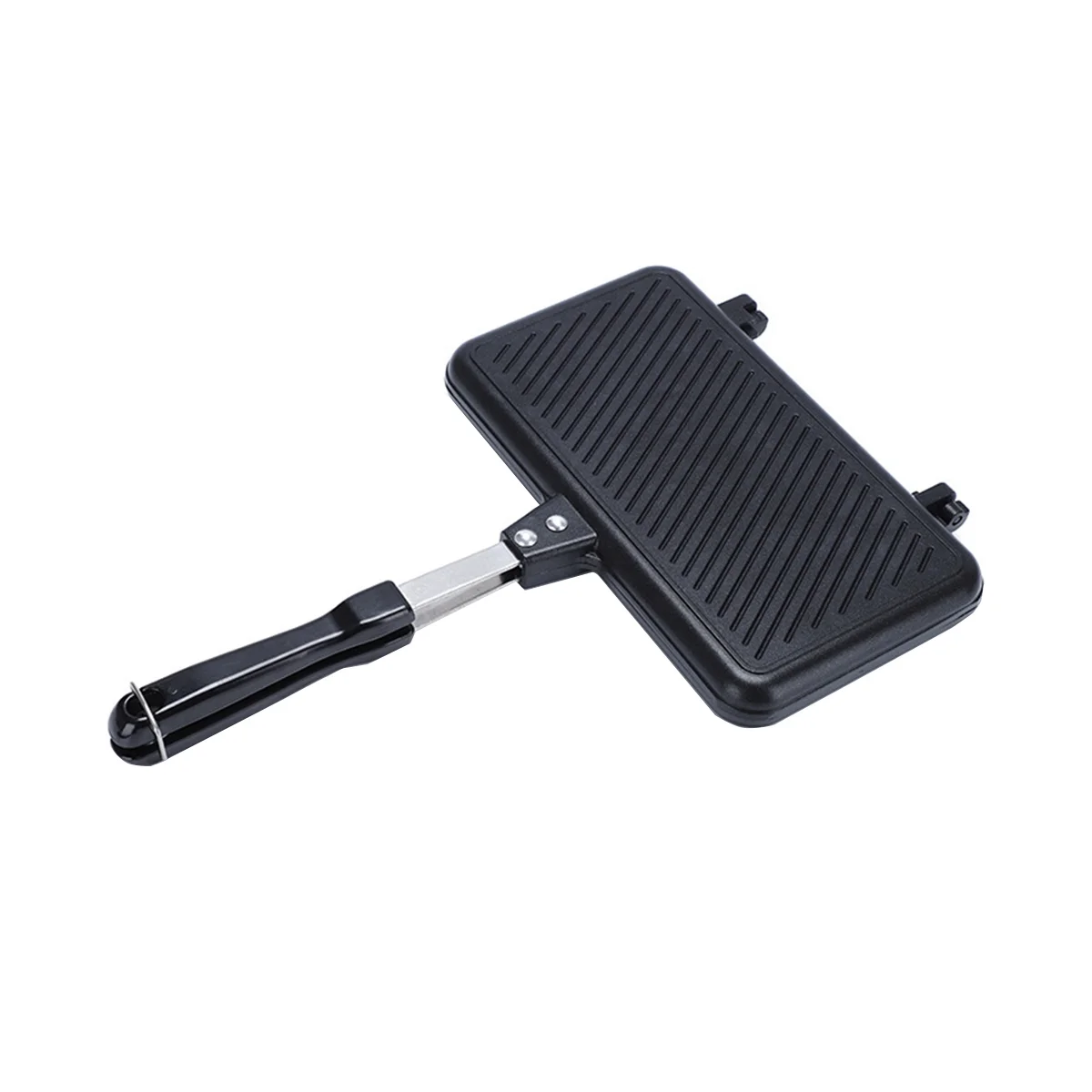 Газовая антипригарная сэндвич-машина для хлеба тостов завтрака блинов выпечки