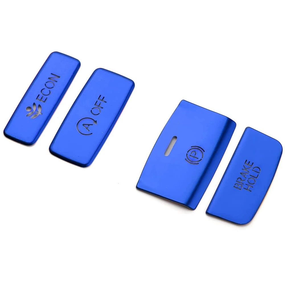 

Для 11Th Honda Civic 2022, задняя крышка для кнопки заднего вида, центральные приставки, аксессуары для панели наклеек, синий