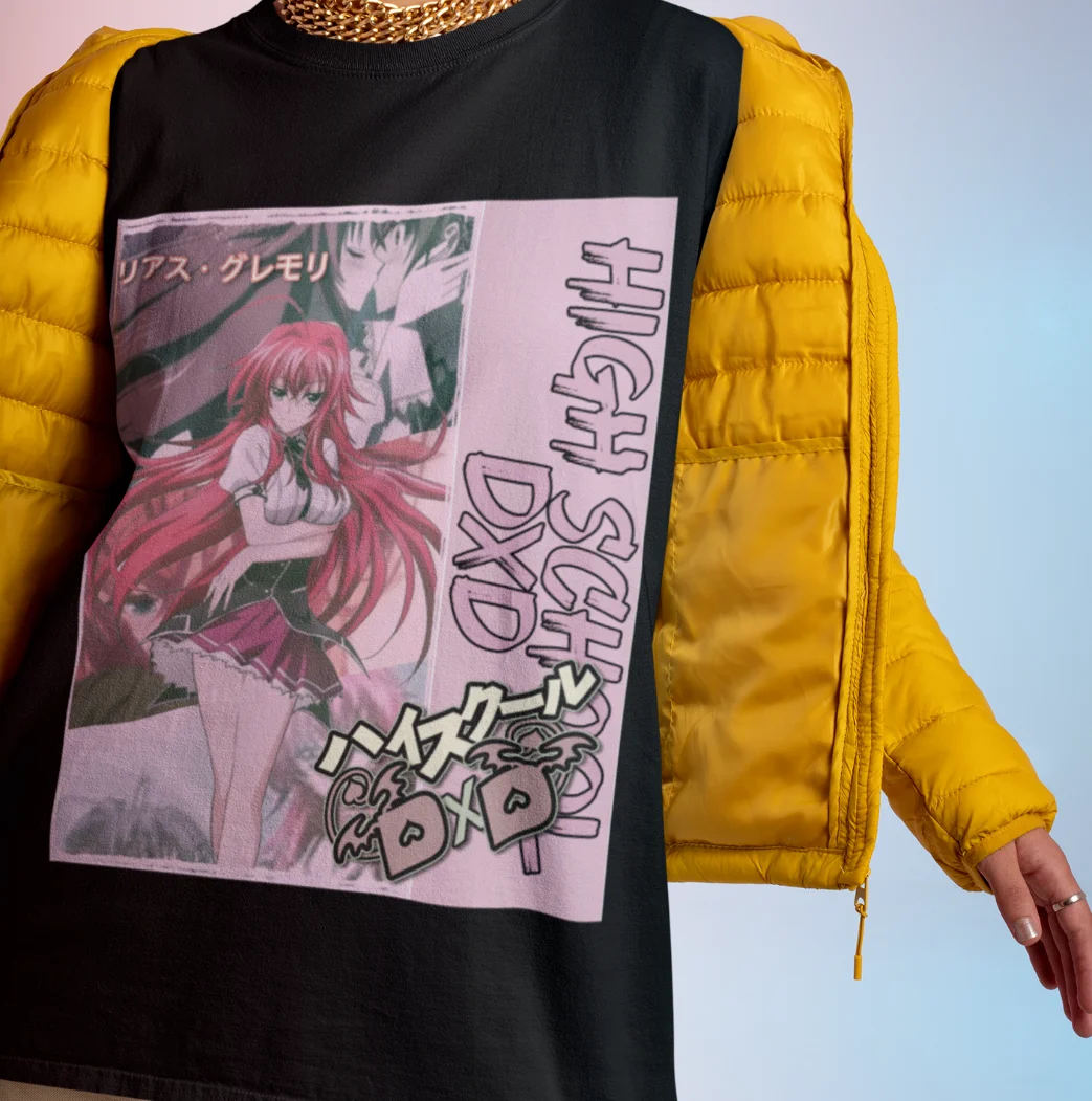 Аниме футболка для старшей школы DxD аниме Rias Gremory Akeno Himjima