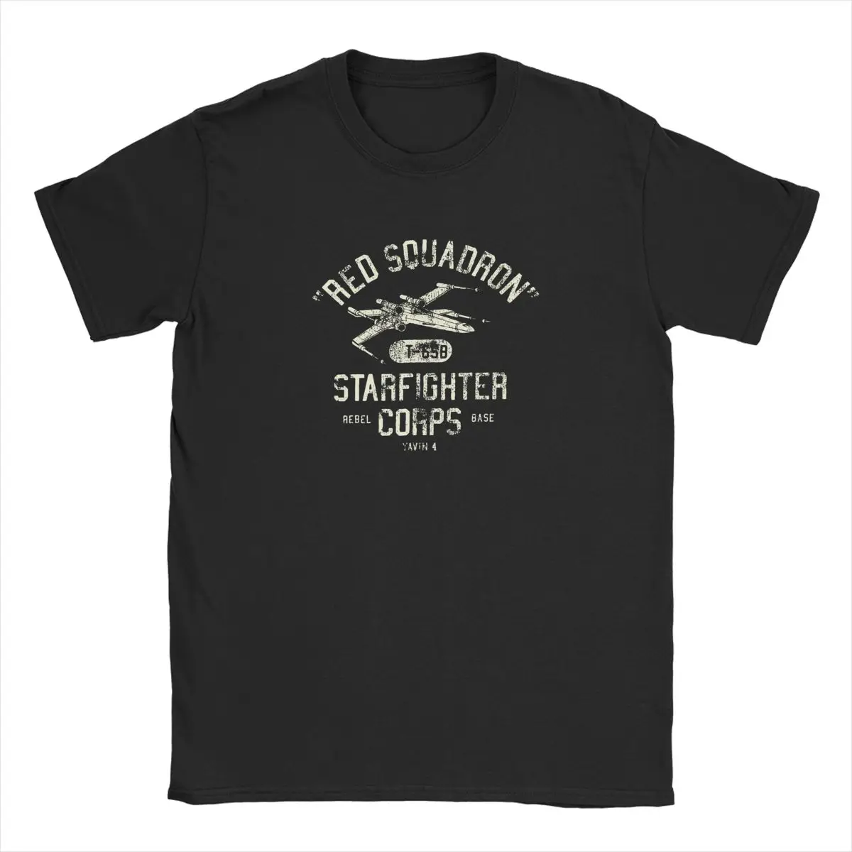 

Hipster Disney Star War T-Shirt for Men Crew Neck 100% Cotton T Shirts Rebel X-Wing Starfighter Corps Short Sleeve Tee Shirt