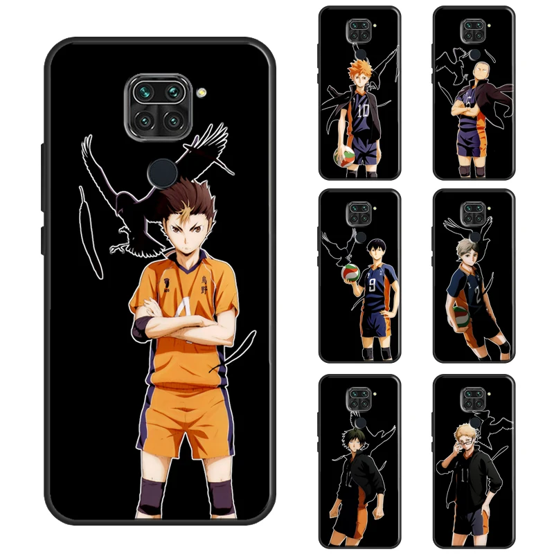 Haikyuu! Чехол Karasuno для волейбольной команды Xiaomi Redmi Note 11 Pro Note 10 Pro Note 9 8 Pro 8T 9S 10S 10 9A 9T 9C