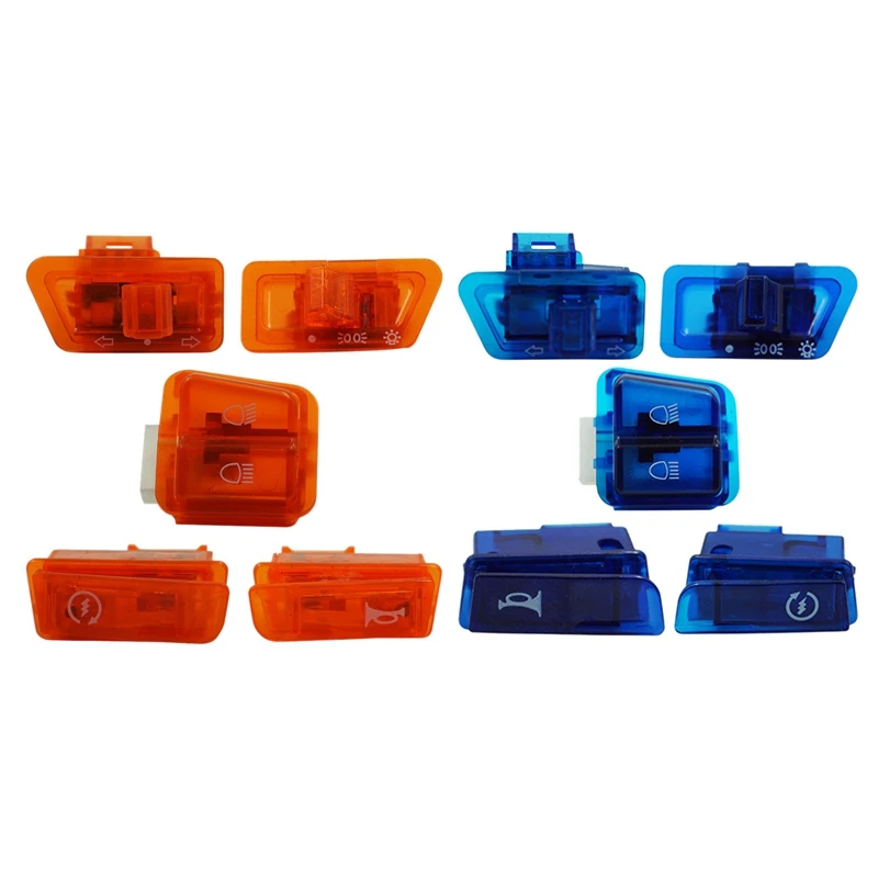 

Новый поворотный переключатель для мотоцикла GY6 50 куб. См 125 куб. См 150 куб. См Honda DIO AF17 AF18 5 шт. оранжевый и 5 шт. синий