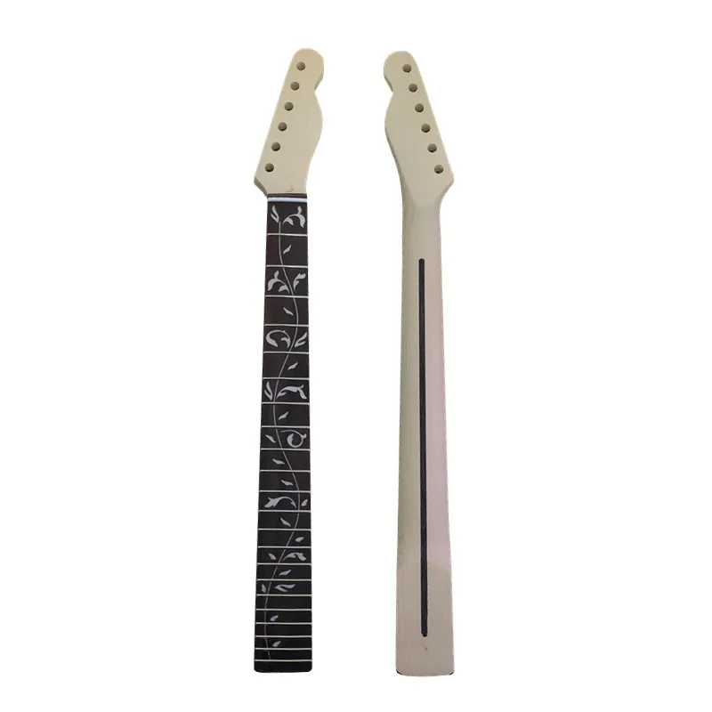 Disado 22 Frets Inlay Tree Of Life Maple Electric Guitar Neck No Paint Accessories Musical Instruments Parts