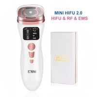 new ultrasonic mini hifu skin rejuvenation rf fadiofrecuencia tightening lifting therapy ems microcurrent ultrasound facial care