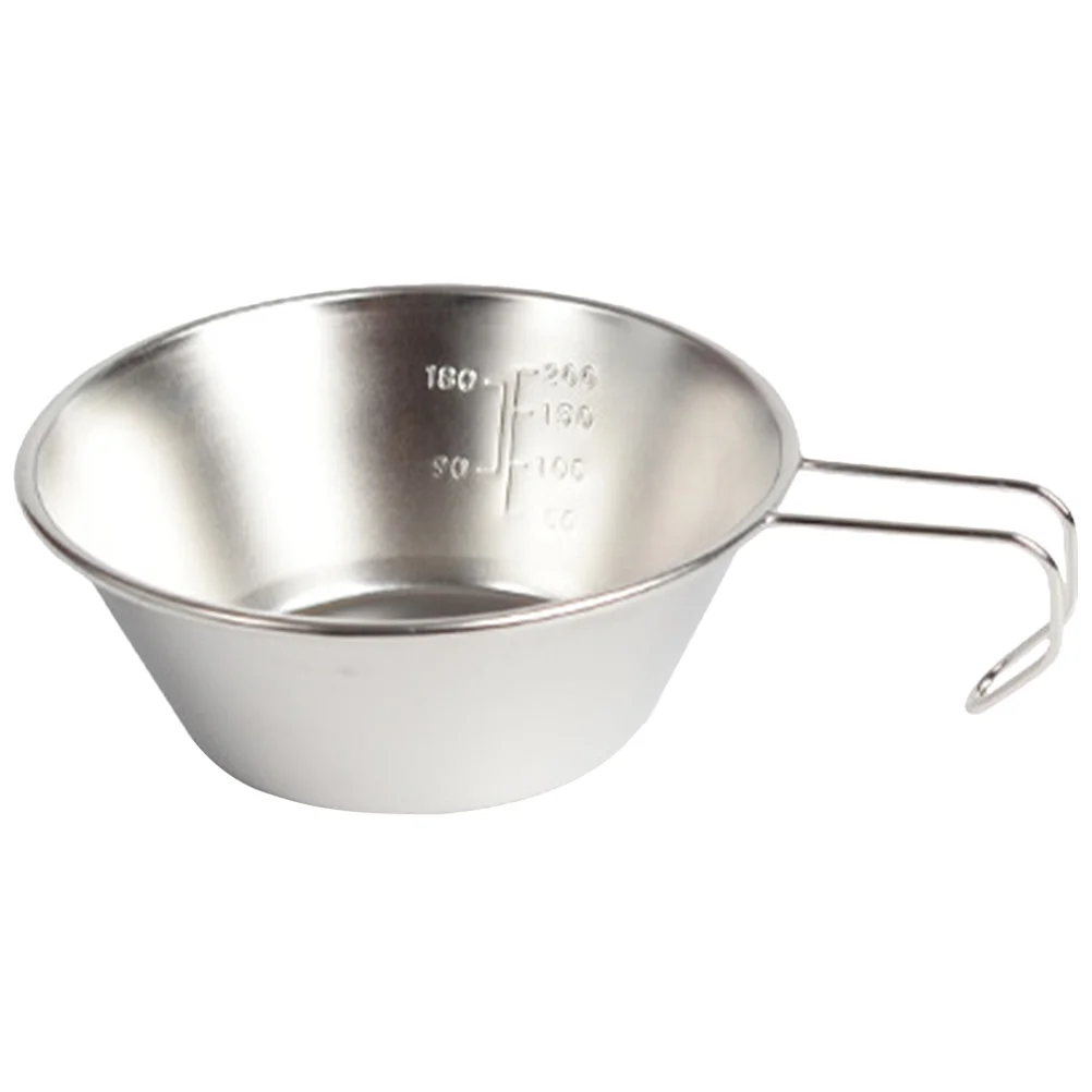 

Bowl Cupwine Makgeolli Camping Stainless Steel Small Salad Reusable Compact Multi Function Outdoor Convenient Accessory Supply
