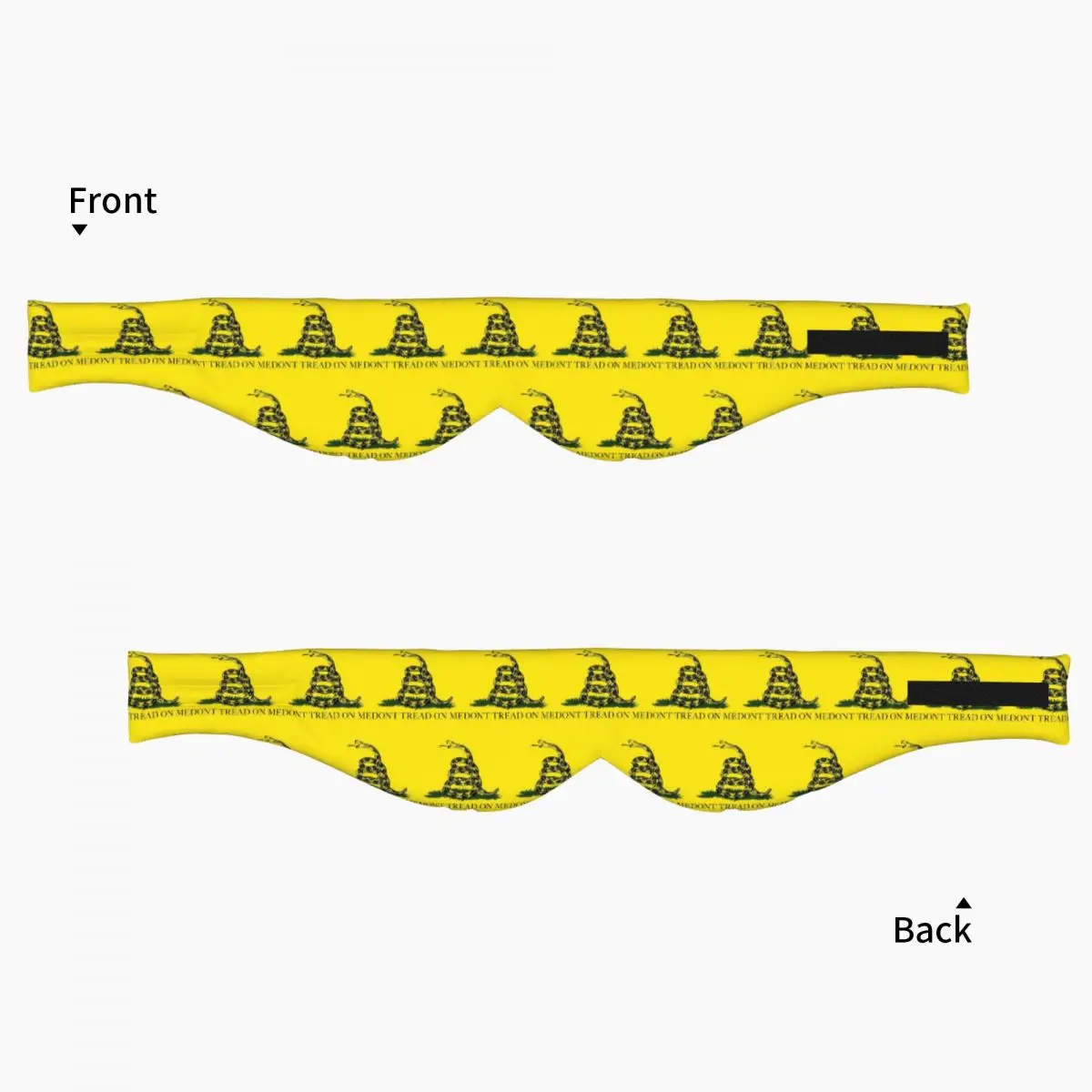 Фото Маска для сна Gadsden Don't Tread On Me Flag, светонепроницаемая, портативная, для девочек и мальчиков, для дома, сна, вечеринок, повязка на глаза. №3