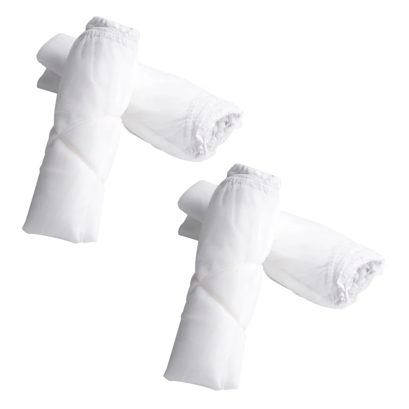 

40 Pack Strainer Bag, 5 Gallon Paint Strainer With Elastic Top Opening White Fine Mesh Filters Bag For Paint Gardening