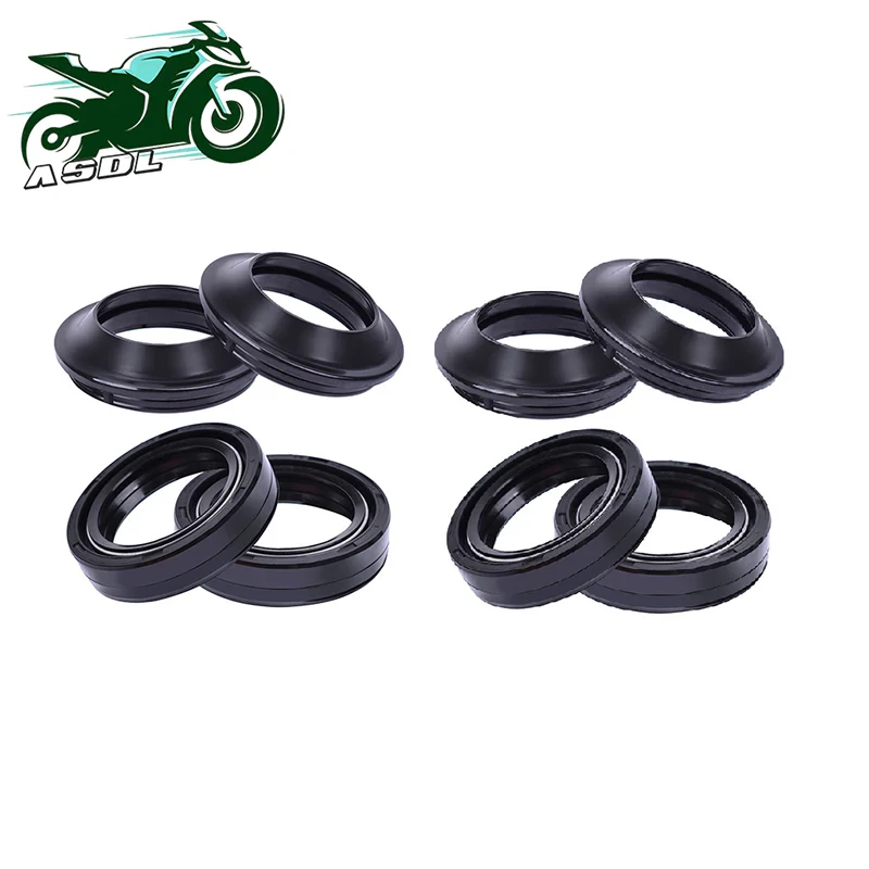 

43x55x9.5/10.5 Front Shock Fork Oil Seal Dust Cover For Yamaha MT125 MT03 TTR250 YZ125 LC WR250 YZ250 WR500