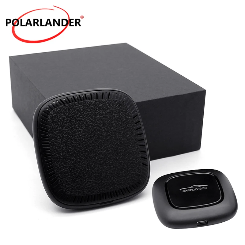 

Smart CarPlay Box Quad Core 2+32G P3759 Google Online Built-in CPS Navigation 4G+WIF Bluetooth Music Wireless Black Android 10