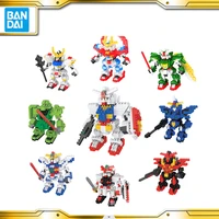 diy gundam mechanical warrior miniature diamond small particle building block assemble anime puzzle toys gifts for fans