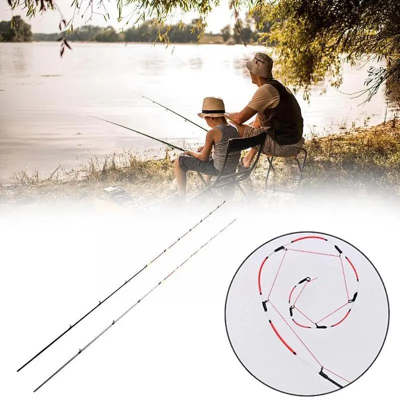 

45/55cm Half/Full Titanium Alloy Raft Tip Tip Repair Rod Tip Replacement Fishing And Fish Tip Modification Outdoor Tool Fle W2L7