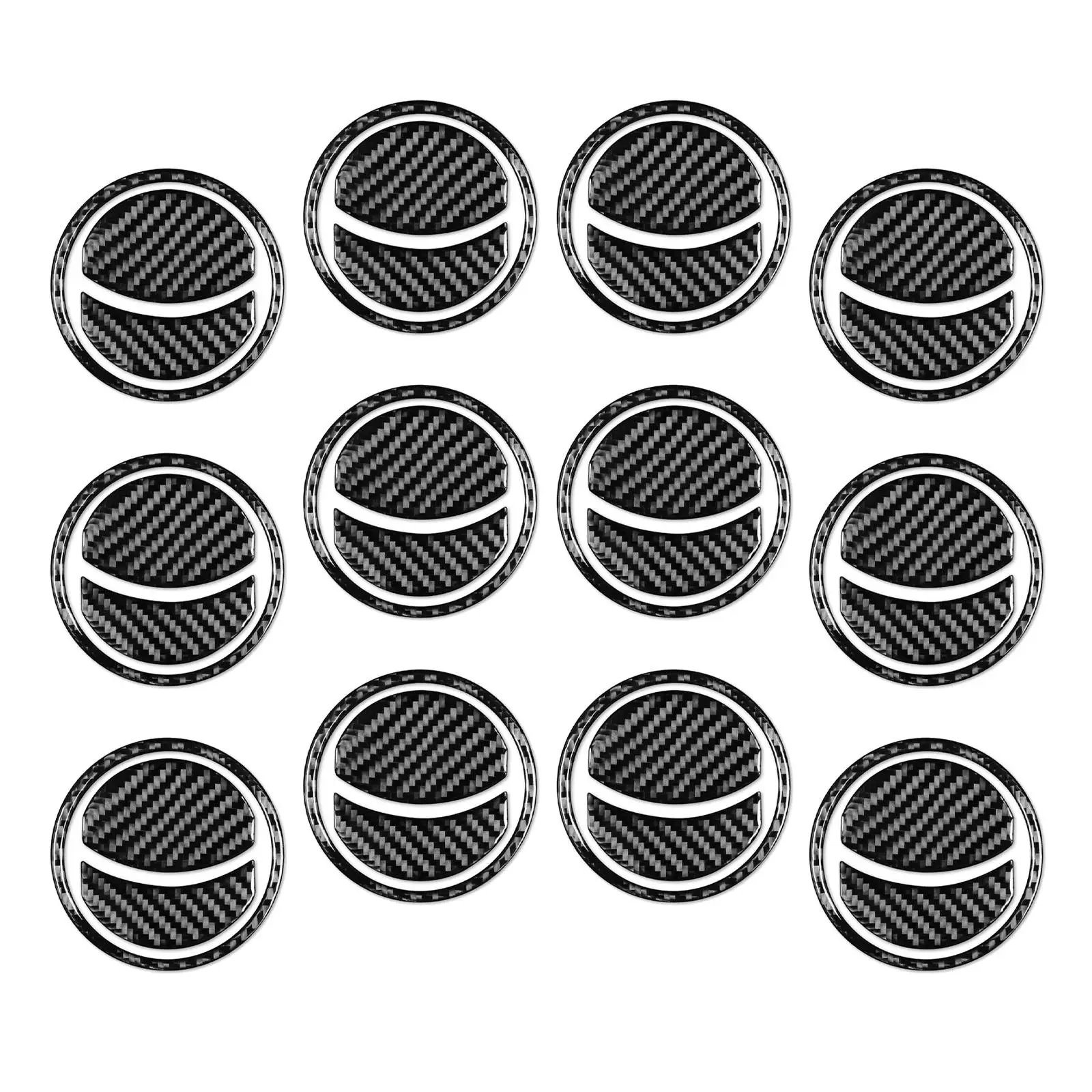 

12pcs Car Air Vent Protective Cover Air Outlet Sticker Protective Replacement Decor Air Outlet Panel Cover for