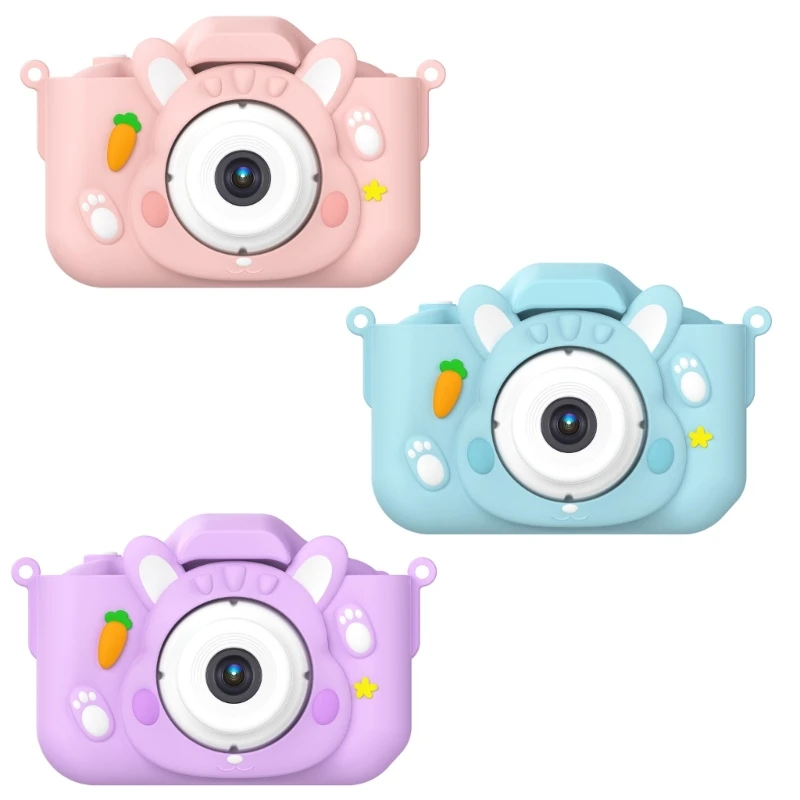 

X11S Kid Digital Camera 2-48M Pixels 1920x1080P Photos Video Recorder for 3-12 Years Old Girl Boy Built-in 400mA Battery