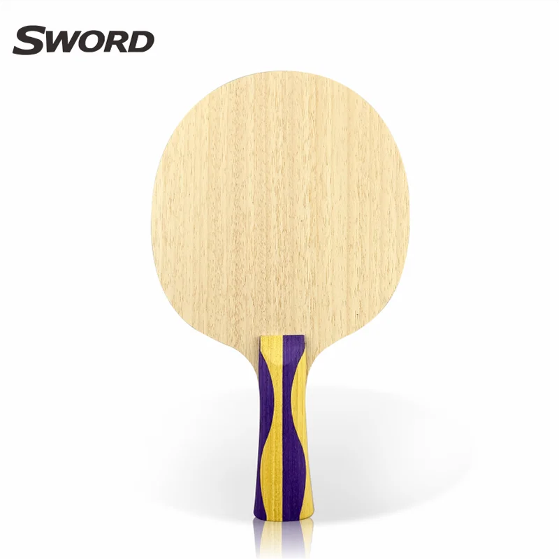 Фото Набор для настольного тенниса Sword Soul Wood: Ракетка Short Pips OFF 5W+1SL+2JLC FL 6.0мм для быстрой атаки, средняя жесткость №3