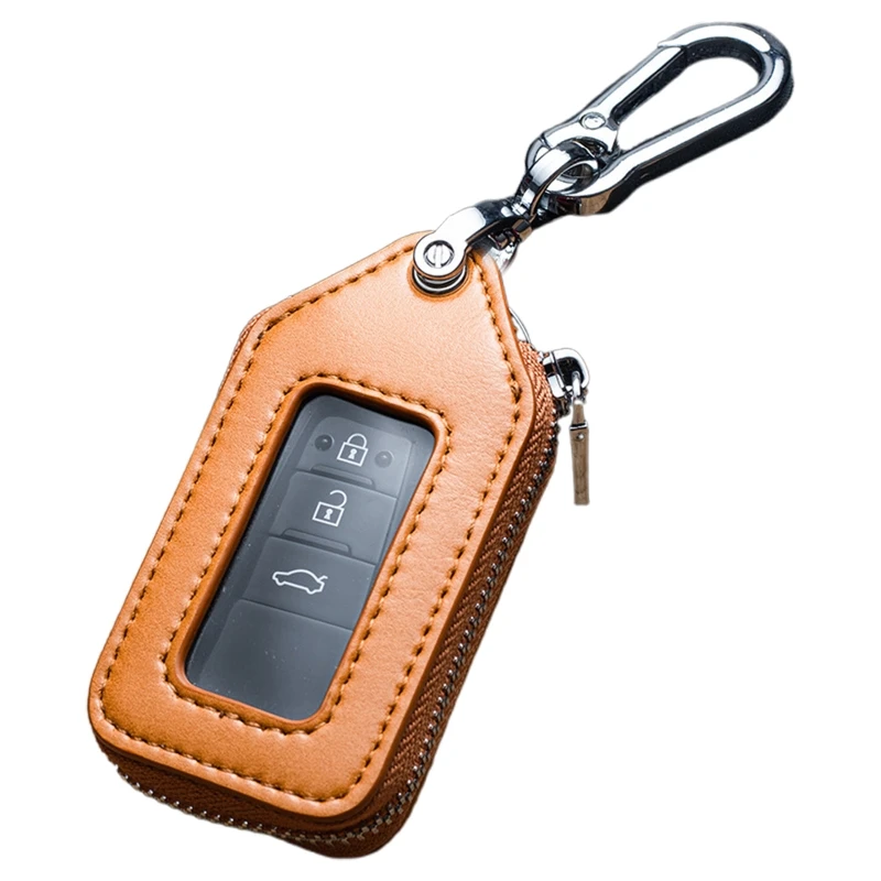 

Car for KEY Cases Car for KEY Fob Vehicle for Smart Keychain for CASE Holder PU