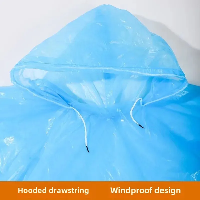 Одноразовый плащ отдельные утолщенные водонепроницаемые брюки большого размера