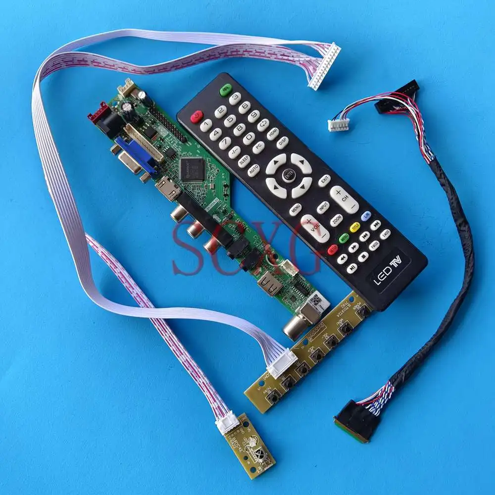

Плата контроллера B173RW01 V4 для B173RW01, плата с USB HDMI-совместимым, VGA AV, аналоговый ТВ-сигнал, ЖК-матрица LVDS, 40 контактов, 1600, 900, 17,3 дюйма