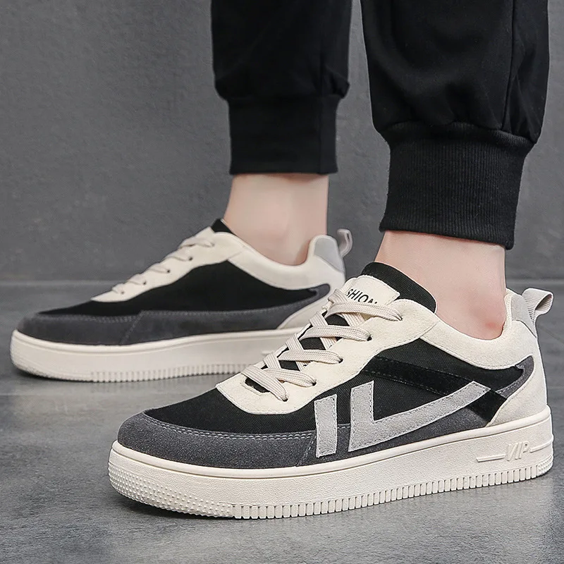 

Spring and Autumn New Breathable Men's Canvas Sneakers Casual Shoes Sports Running Men's Shoes