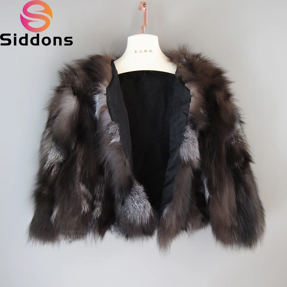 Женское короткое меховое пальто теплая зимняя шуба из 100% натурального Меха