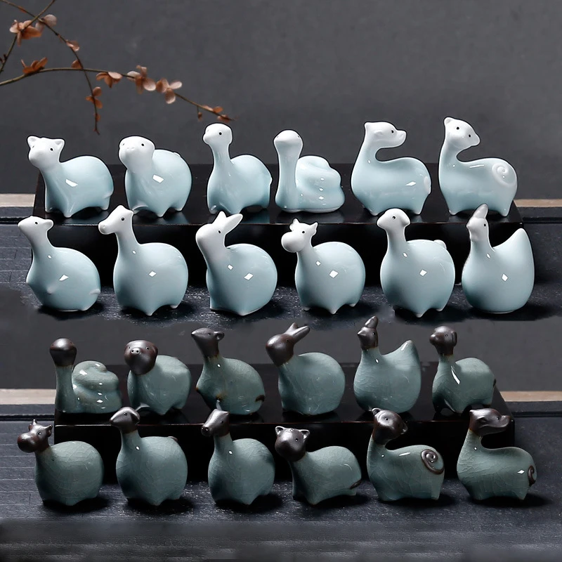 Знаки зодиака керамические Животные украшения настольное ремесло искусственное